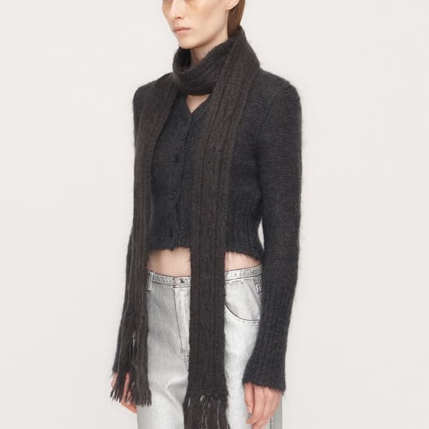 Open yy mohair cardigan 모헤어 가디건 더오픈프로덕트