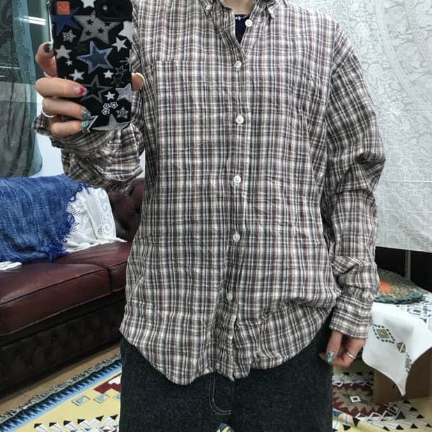 갭 Gap 빈티지 체크 셔츠 