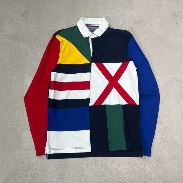 타미힐피거 멀티패턴 럭비티 s10041