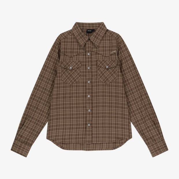 아캄 Western Check Shirts 1