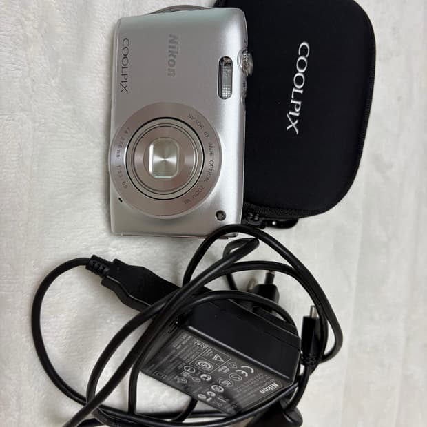 니콘 쿨픽스 s3300 실버 • 트와이스 사나 디카 • coolpix