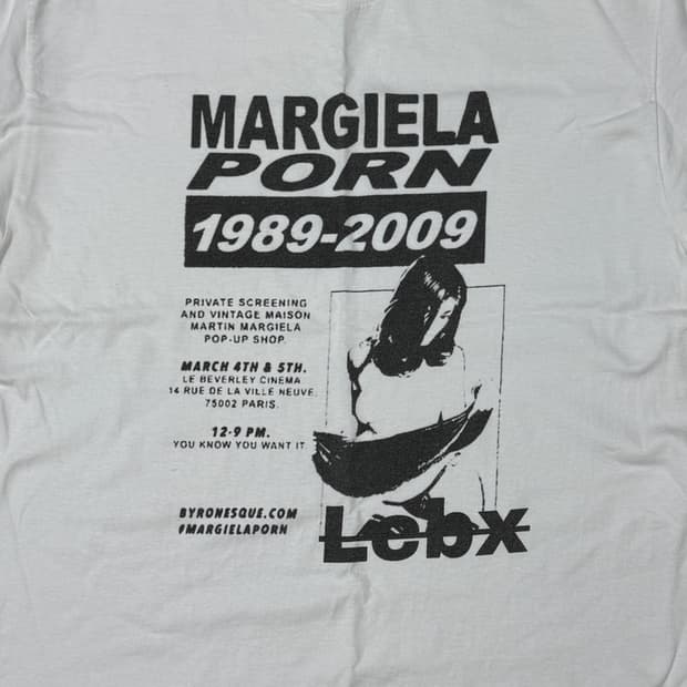 [XL] lcbx 마르지엘라 폰 티셔츠 화이트