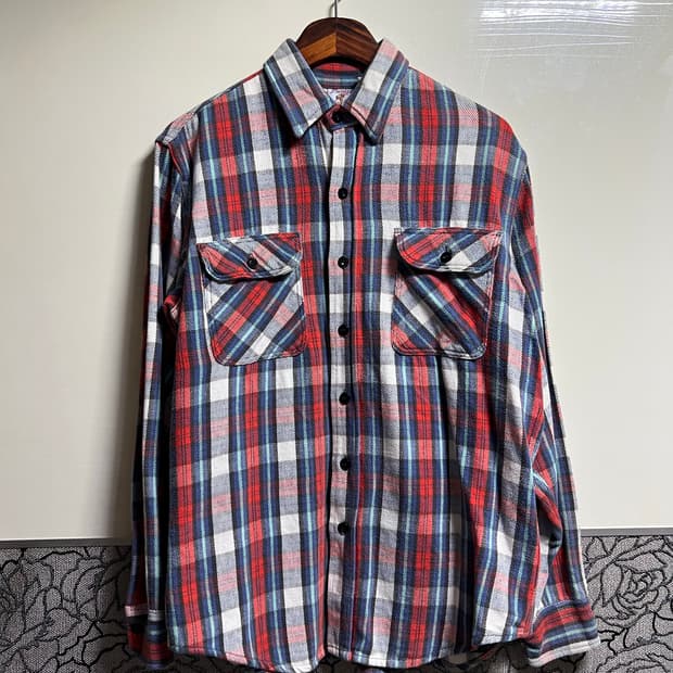 80‘s Prentiss 아웃도어 플란넬 셔츠