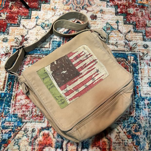 [OS] 폴로 진 컴퍼니 성조기 메신저백