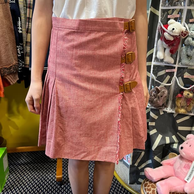 [Japanese Vintage] 플리츠 미디스커트