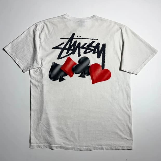 스투시 STUSSY 수트 코튼 반팔 티셔츠 R1690