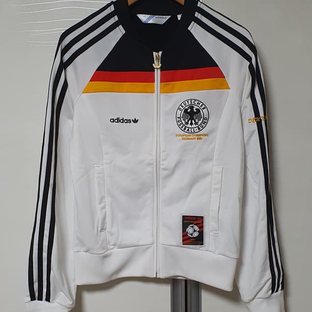 아디다스 독일1996 우븐 트랙 재킷 화이트 ( S )
