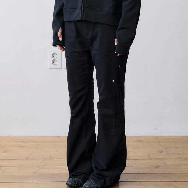 더콜디스트모먼트 스냅 부츠컷 팬츠