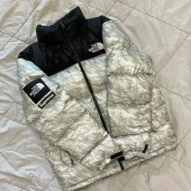 (L) 슈프림 x 노스페이스 페이퍼눕시