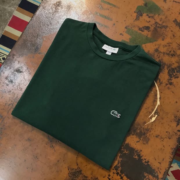 라코스테 딥 그린 롱 슬리브 남성 105 사이즈 