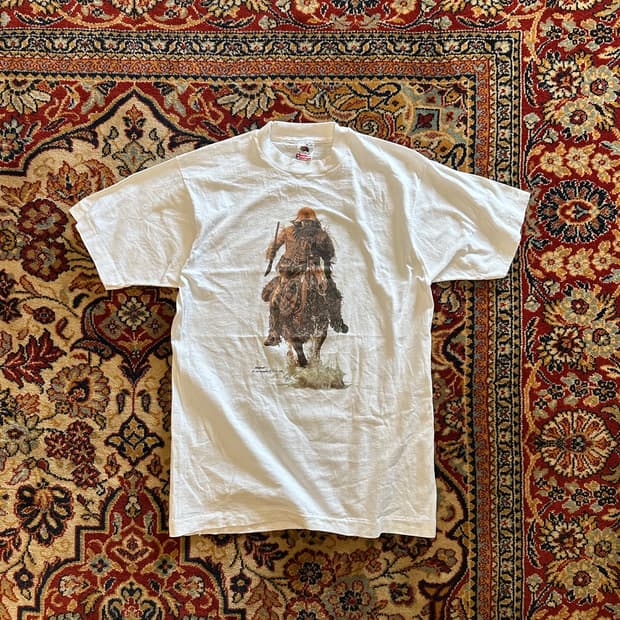 90s "Mountain Man" 웨스턴 아트워크 빈티지 티셔츠