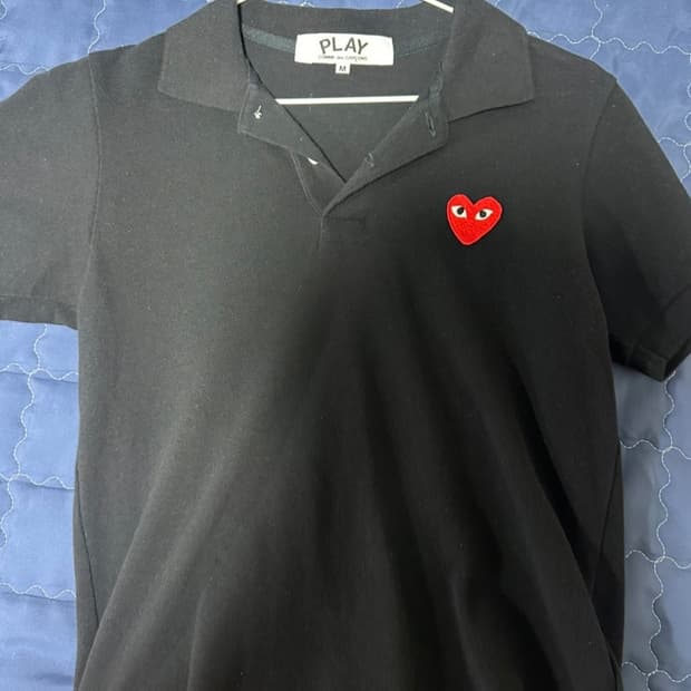 [백화점판,M] 꼼데가르송 카라티 블랙