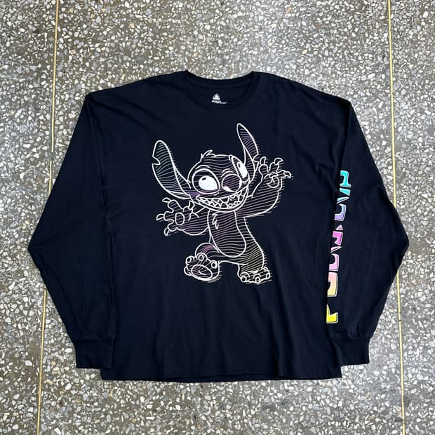 디즈니 스티치 롱슬리브 티셔츠 XL~XXL