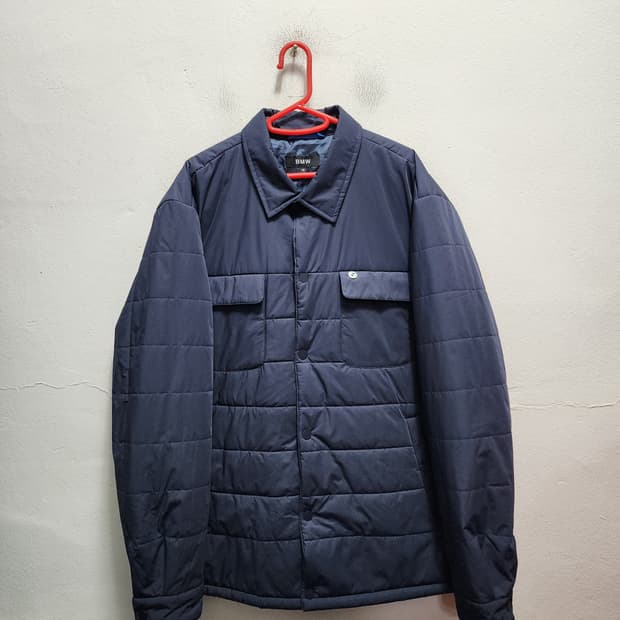 BMW 네이비 경량패딩 퀄팅자켓