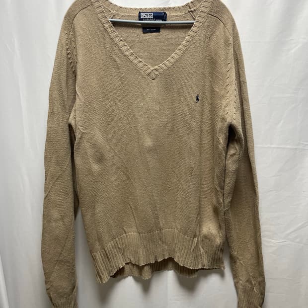 폴로 랄프로렌 v넥 니트