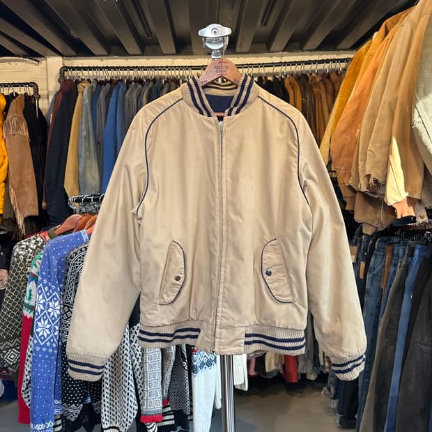 80-90s Grande Bay 리버시블 바시티 자켓