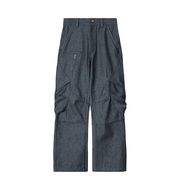 S 새상품 이그노타 코어 14 쉘 카고 팬츠 인디고