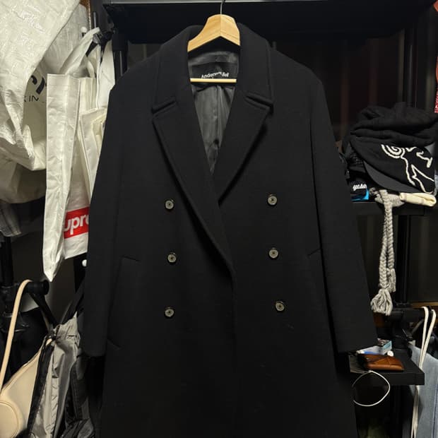 앤더슨벨 남성 블랙코트S사이즈