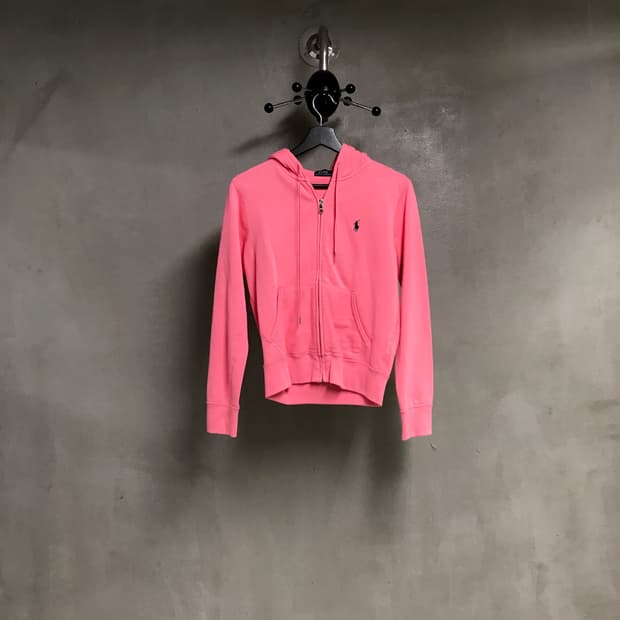 폴로 랄프로렌 후드집업 핑크 S