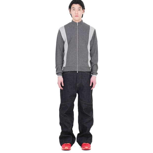 엑슬림 ep.7 01 저지 그레이 집업 자켓