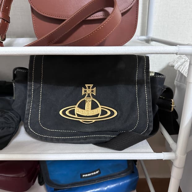 비비안웨스트우드 캔버스크로스백