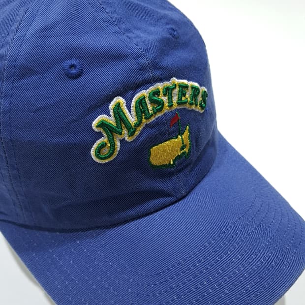 아메리칸 니들 마스터즈 블루 코튼 볼캡 모자 P2092