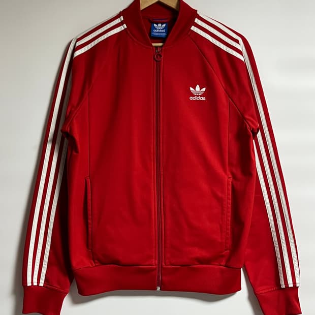 공용 아디다스 슈퍼스타 져지 트랙탑 파이어버드 100