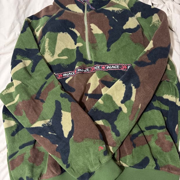 [XL] 팔라스 폴라텍 OM 1/4 집 우드랜드 카모 - 25FW