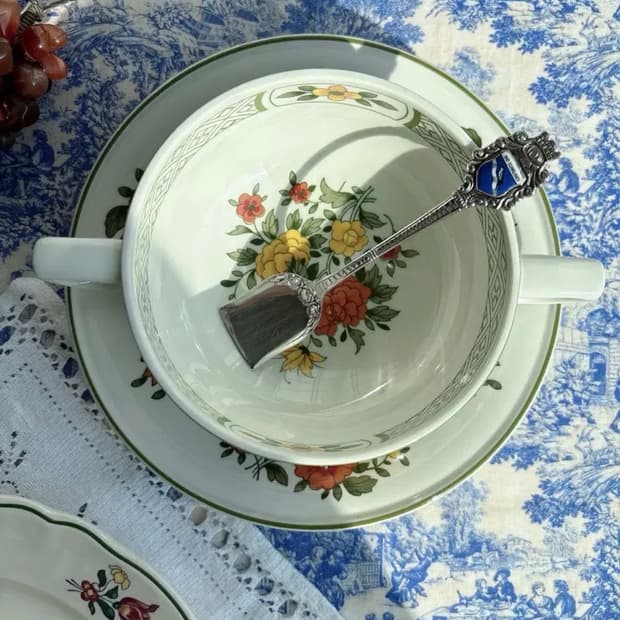 독일 빈티지 실버플레이트 삽모양 스푼(안티코90)