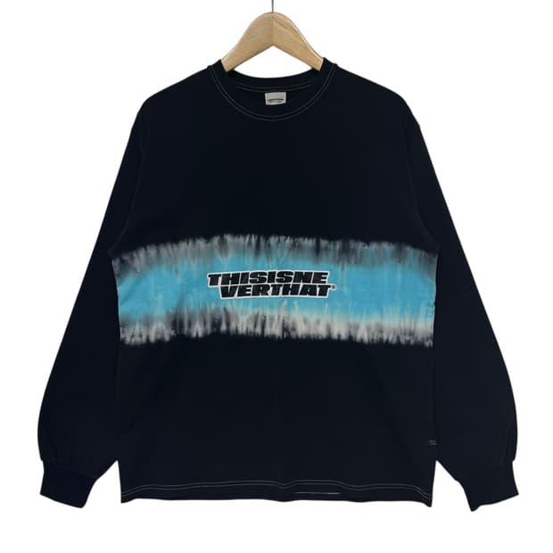 디스이즈네버댓 타이다이 아치로고 롱슬리브