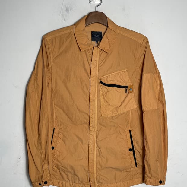 BASSO 셔츠형 점퍼 오렌지