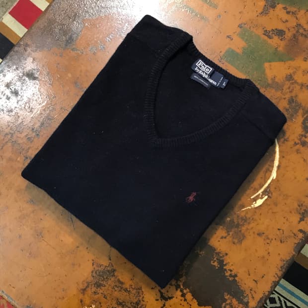 폴로랄프로렌 네이비 울 니트 남성 105 사이즈 