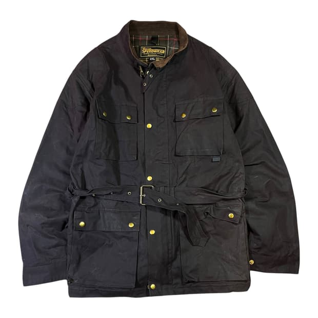 Vintage speedwear 왁스 자켓