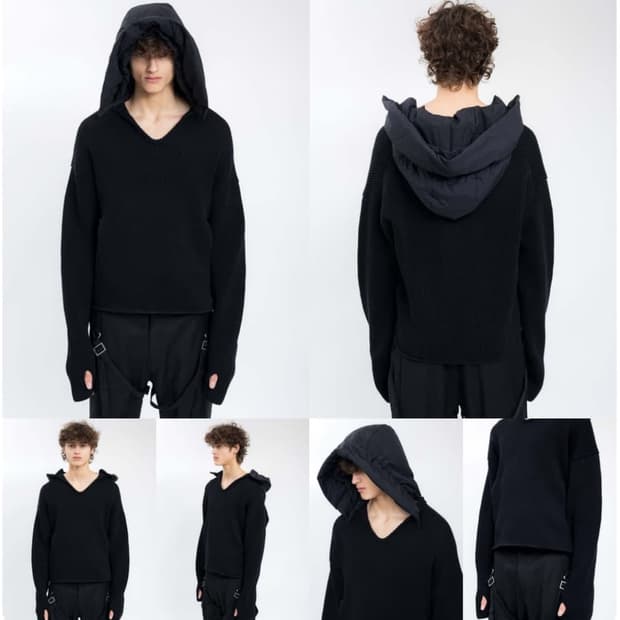 hyein seo 혜인서 패디드후드 니트