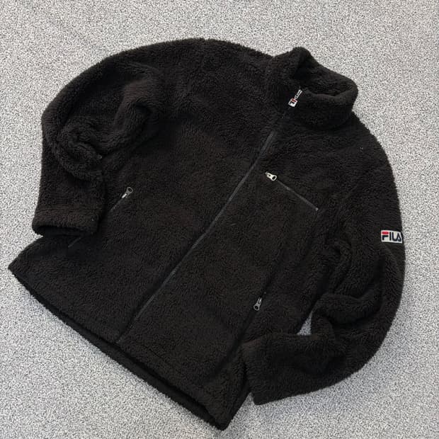 M 휠라 남성 후리스 집업 자켓 0324J