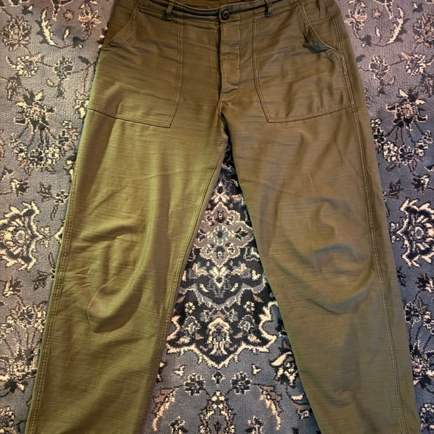 CIOTA 와이드 스트레이트 베이커팬츠