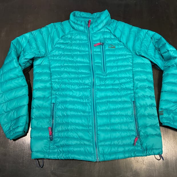 M) L.L. Bean 엘엘빈 경량 패딩 에메랄드