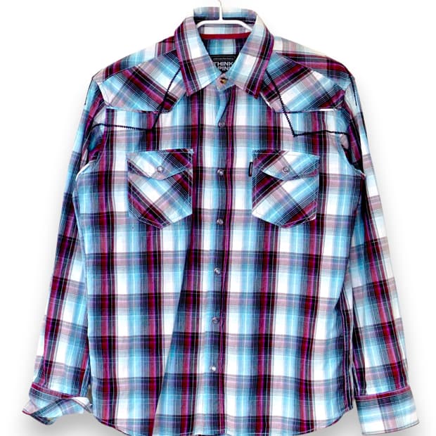 웨스턴 체크 셔츠