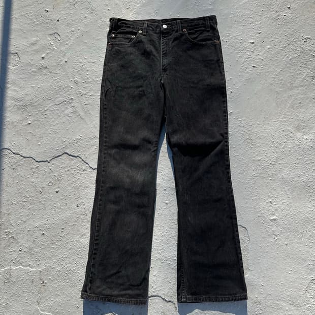 90s levi's 517 Black 빈티지 리바이스 플레어핏 블랙