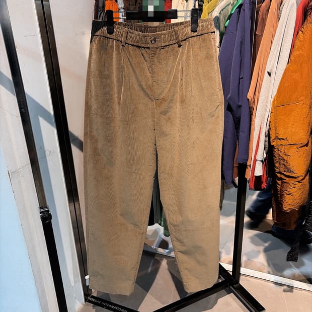 (정품/새상품) THE LESS 더 레스 남성 코듀로이 와이드 코튼 팬츠
