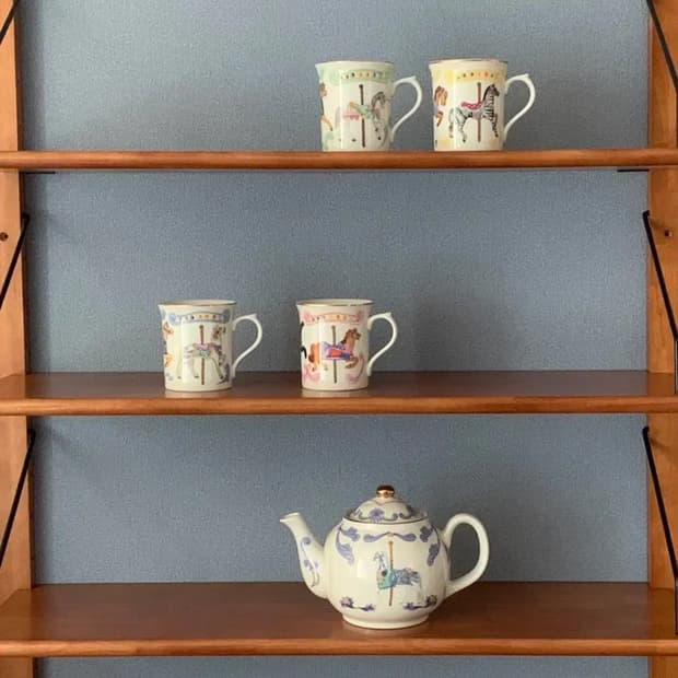 레녹스 회전목마 머그 4개 