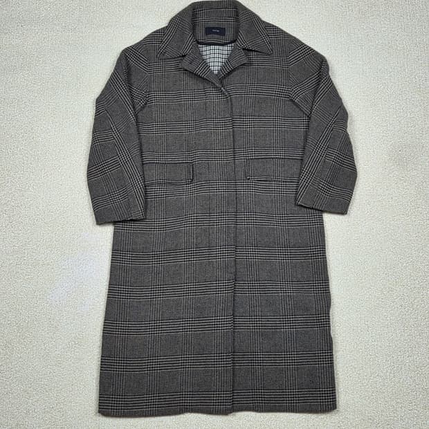 [시스템] 글렌 체크 울 블렌드 싱글 코트 | 00230