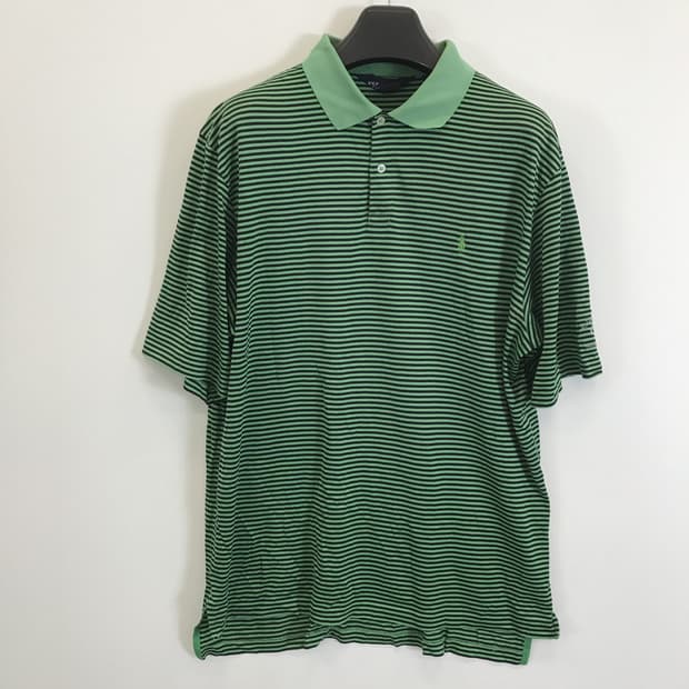 폴로 랄프로렌 스트라이프 반팔PK티셔츠 [L]