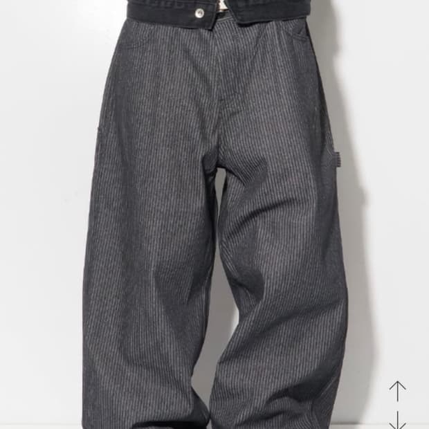 헬름 스트라이프 팬츠