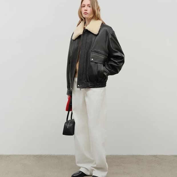 DUNST 램스킨 레더 재킷 (정가89)