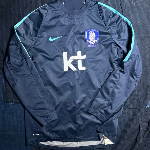 나이키 16-18 한국 축구대표팀 쉴드 셸 L/S 탑 L