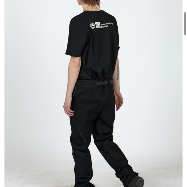 플라스틱프로덕트 wallet raw denim pants S size