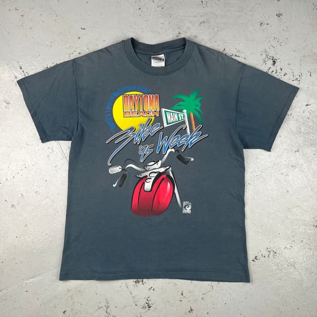 빈티지 1995 데이토나 비치 바이크 위크 반팔