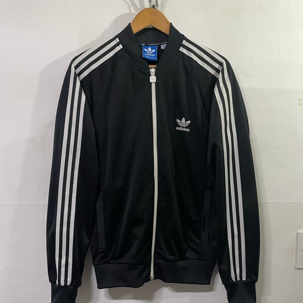 아디다스 파이어버드 트랙탑 져지 자켓 화이트 110 사이즈