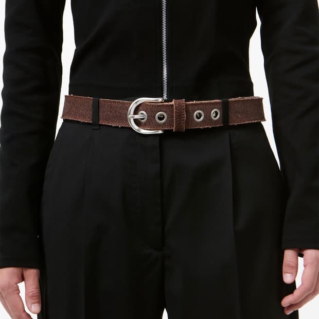 [80,90,100]아워레가시 26ss FRINGED 데님 벨트